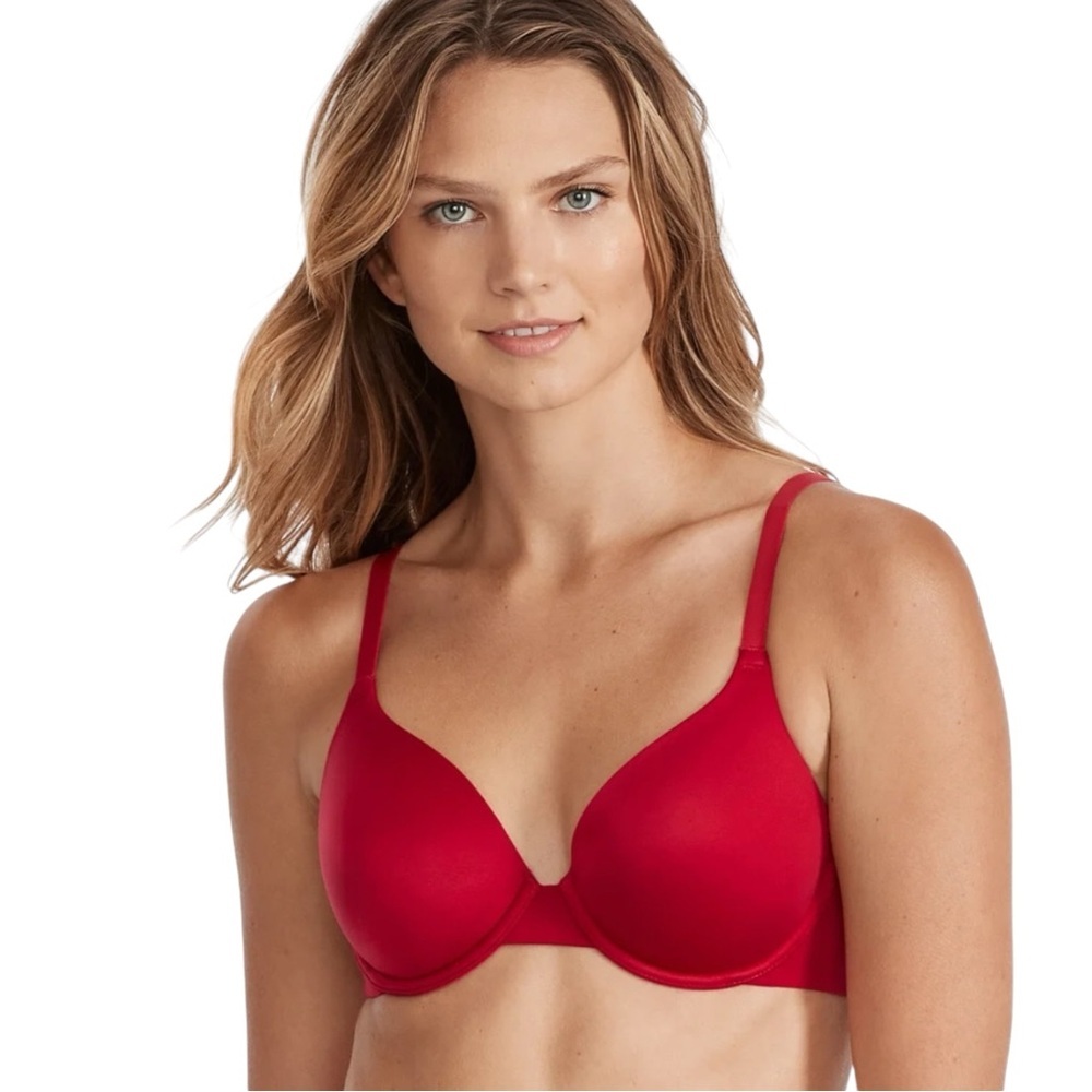 B.tempted 953281 Future Foundations T-Shirt Bra Haute Red NWT